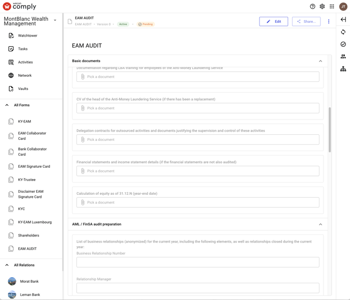 Introducing the New EAM AUDIT Template