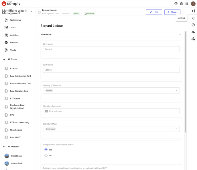 New Archiving Capabilities for Versions