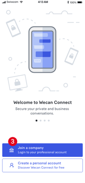 Use Wecan Connect as a 2FA 3